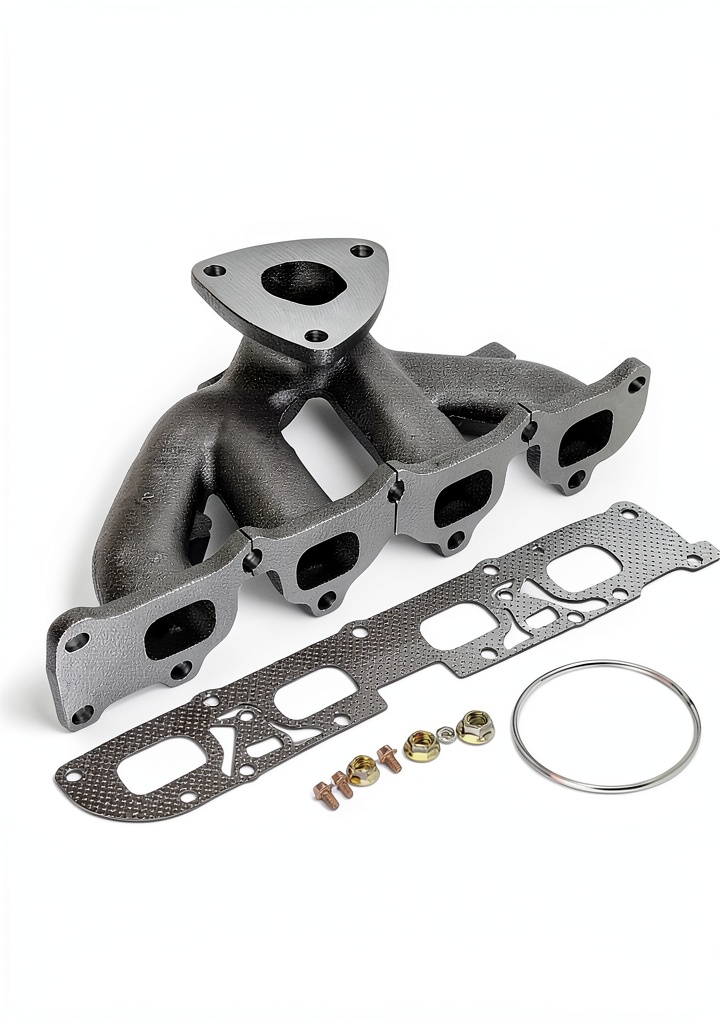 A-Premium exhaust manifold installed under a Chevrolet Captiva hood