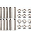 Exhaust Bolt Kit X AUTOHAUX Stainless Steel-3