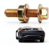 Anyhut Gold Zinc Exhaust Bolt Grade 8 High-Strength Carbon-1
