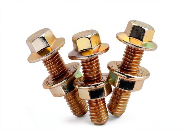 Anyhut Gold Zinc Exhaust Bolt Grade 8 High-Strength Carbon-3