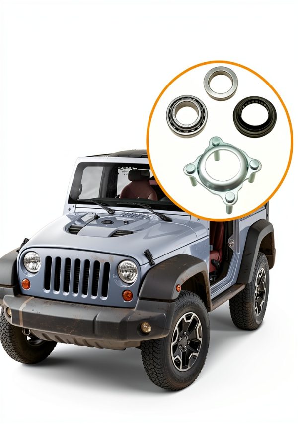 Jeep Wrangler Rear Axle Bearing Kit by BTROVIA High Quality-1