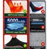 Heated Socks Kinlaner SK-01 Black Grey 9-14 Inch Rechargeable 5000mAh-2