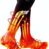 Heated Socks Kinlaner SK-01 Black Grey 9-14 Inch Rechargeable 5000mAh-0