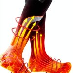 Heated Socks Kinlaner SK-01 Black Grey 9-14 Inch Rechargeable 5000mAh-0