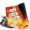 Heated Socks CaiQiXuan Rechargeable 3‑Level Black Gray WZ‑WZ01-1