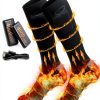 Heated Socks Rasfalo WH-WZ03 Black Gray Rechargeable 4000mAh Warmer-0