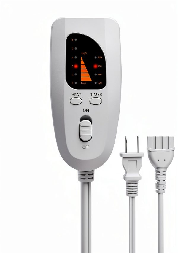 Electric Heated Foot Warmer KLADNDER 6 Temp 4 Timer Gray 10.2x11x8.7in-4