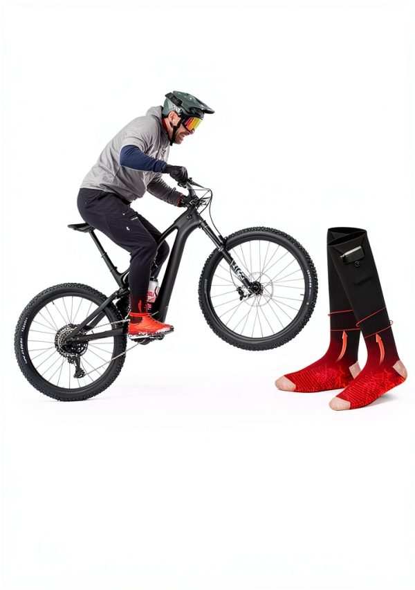 Heated Socks Evjeal Rechargeable with App Control 2×6000mAh Batteries-6
