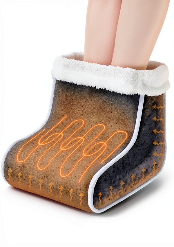 Electric Heated Foot Warmer KLADNDER 6 Temp 4 Timer Gray 10.2x11x8.7in-0