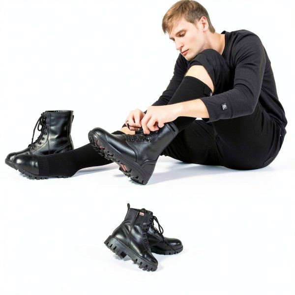SAVIOR HEAT Heated Socks Rechargeable 7.4V Battery Large Black-6