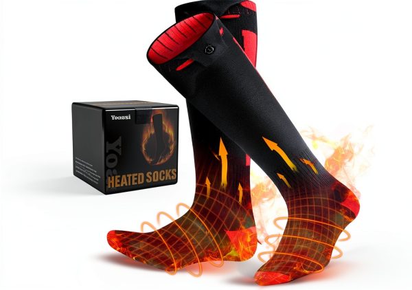 Heated Socks Yoassi SK-02 8000mAh APP Control Unisex Foot Warmers-0