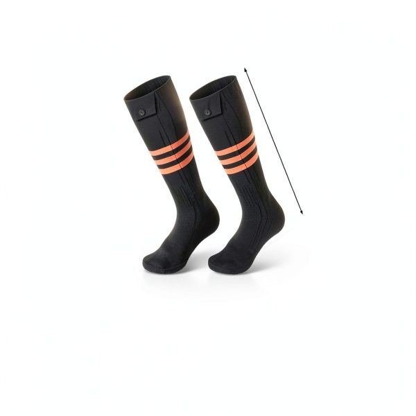 WELUK Heated Socks for Men Women with APP Control, Upgraded Rechargeable Electric Heated Socks Up to 10 Hours, Washable Winter Foot Warmer Socks for Outdoor Camping Skiing Hunting Hiking-6