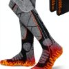 Heated Socks, 5V 6000mAh Rechargeable Heated Socks for Men & Women, Electric Socks with 3 Heating Levels for Winter, Skiing, Hunting, Camping, Hiking, Cycling, Outdoor Work-0
