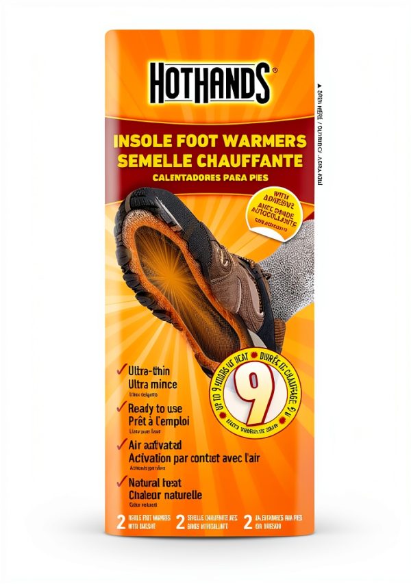 HotHands Insole Foot Warmers 16 Pair Odorless Heat Black-1