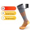 Heated Socks Waestcia Electric Warmers Gray One Size with App Control-4